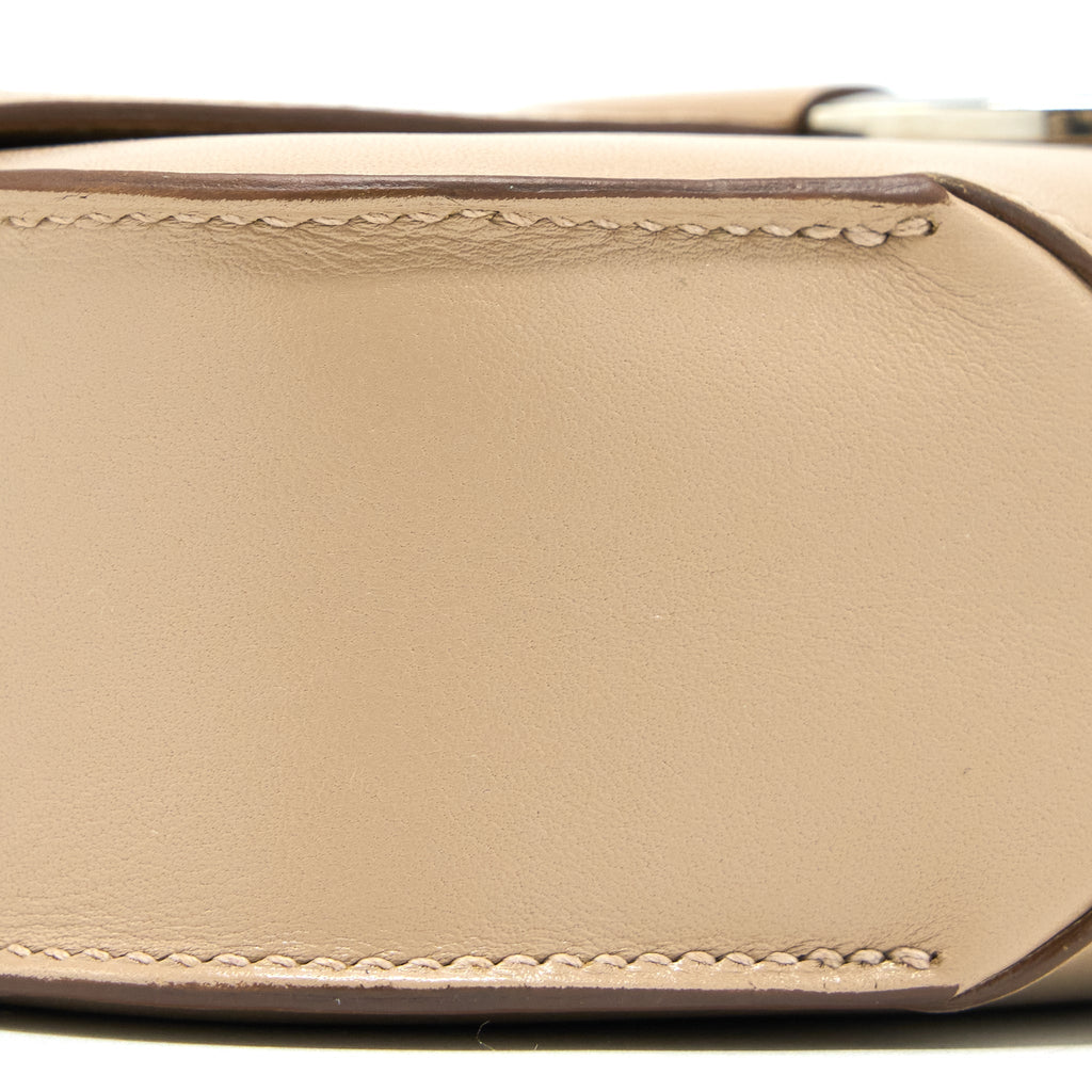 HERMES CHERCHE-MIDI SHOULDER BAG TADELAKT ARGILE SHW