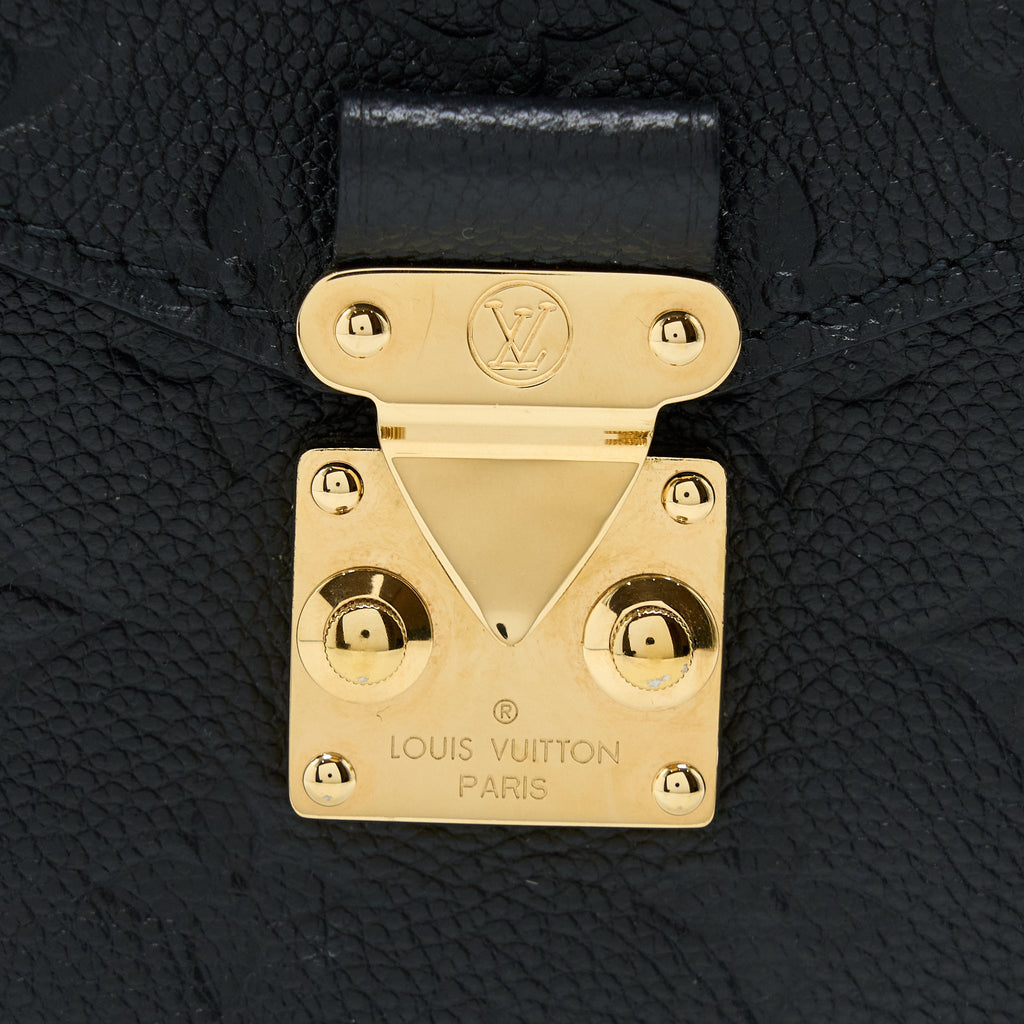 LOUIS VUITTON POCHETTE METIS MONOGRAM EMPRIENTE BLACK GHW