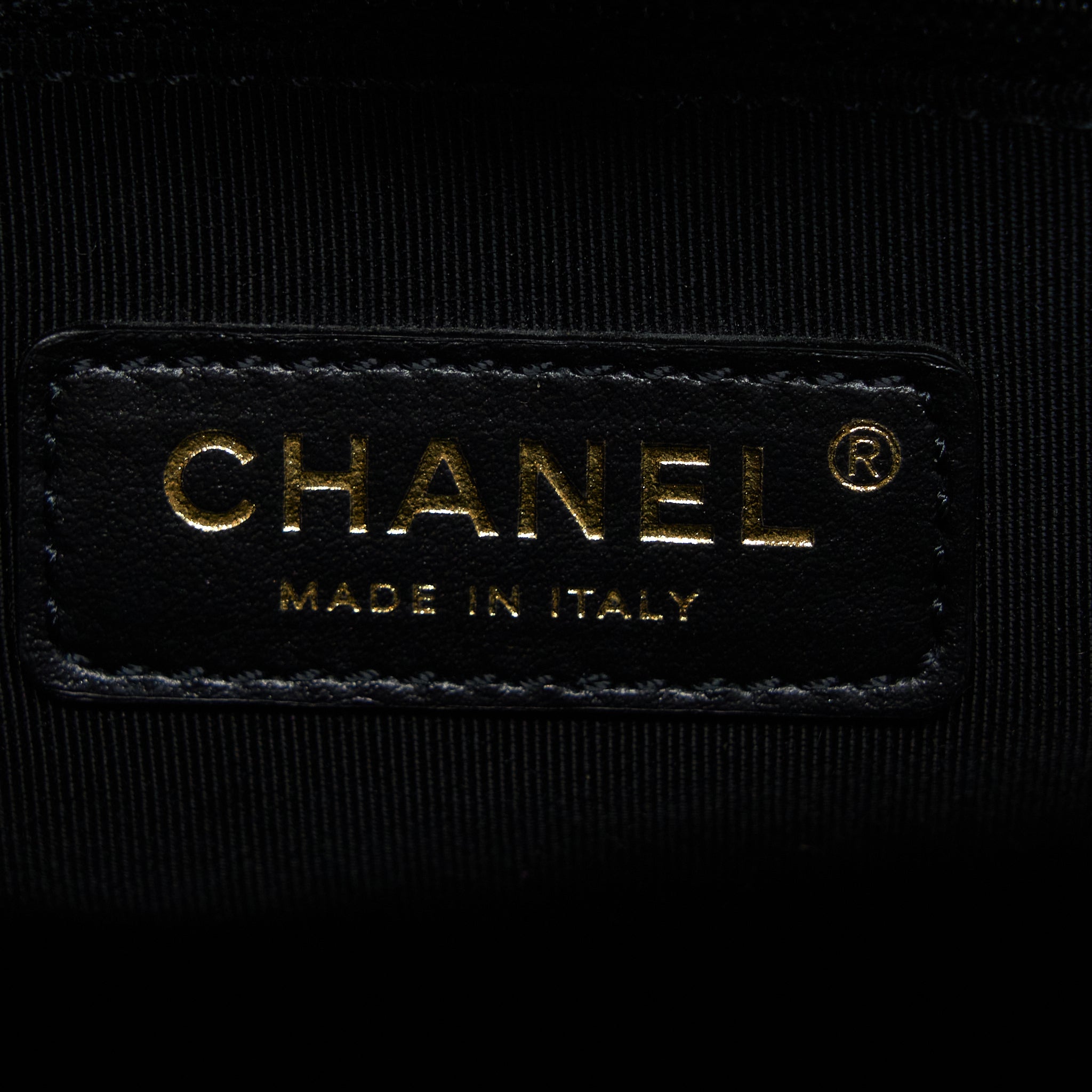 CHANEL DEAUVILLE TOTE BAG CALFSKIN BLACK WITH DETAIL LOGO GHW