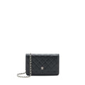 CHANEL CLASSIC WALLET ON CHAIN CAVIAR BLACK SHW