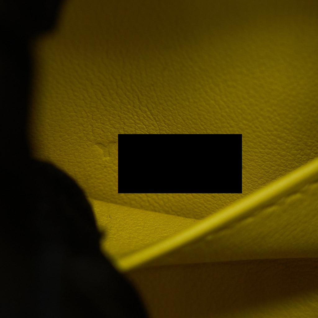 HERMES MINI LINDY OSTRICH JAUNE CITRON SHW