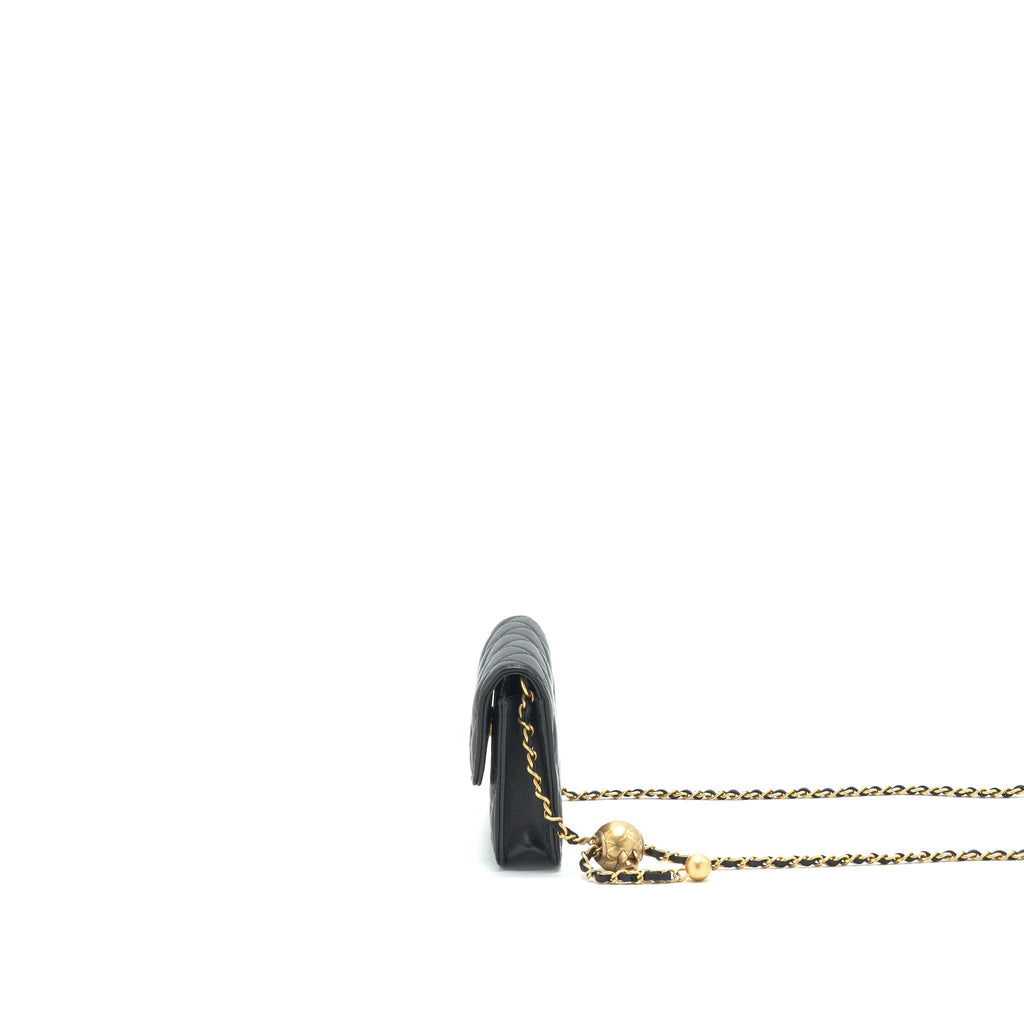 CHANEL PEARL CRUSH BELT BAG BLACK WITH GHW SERIAL 30