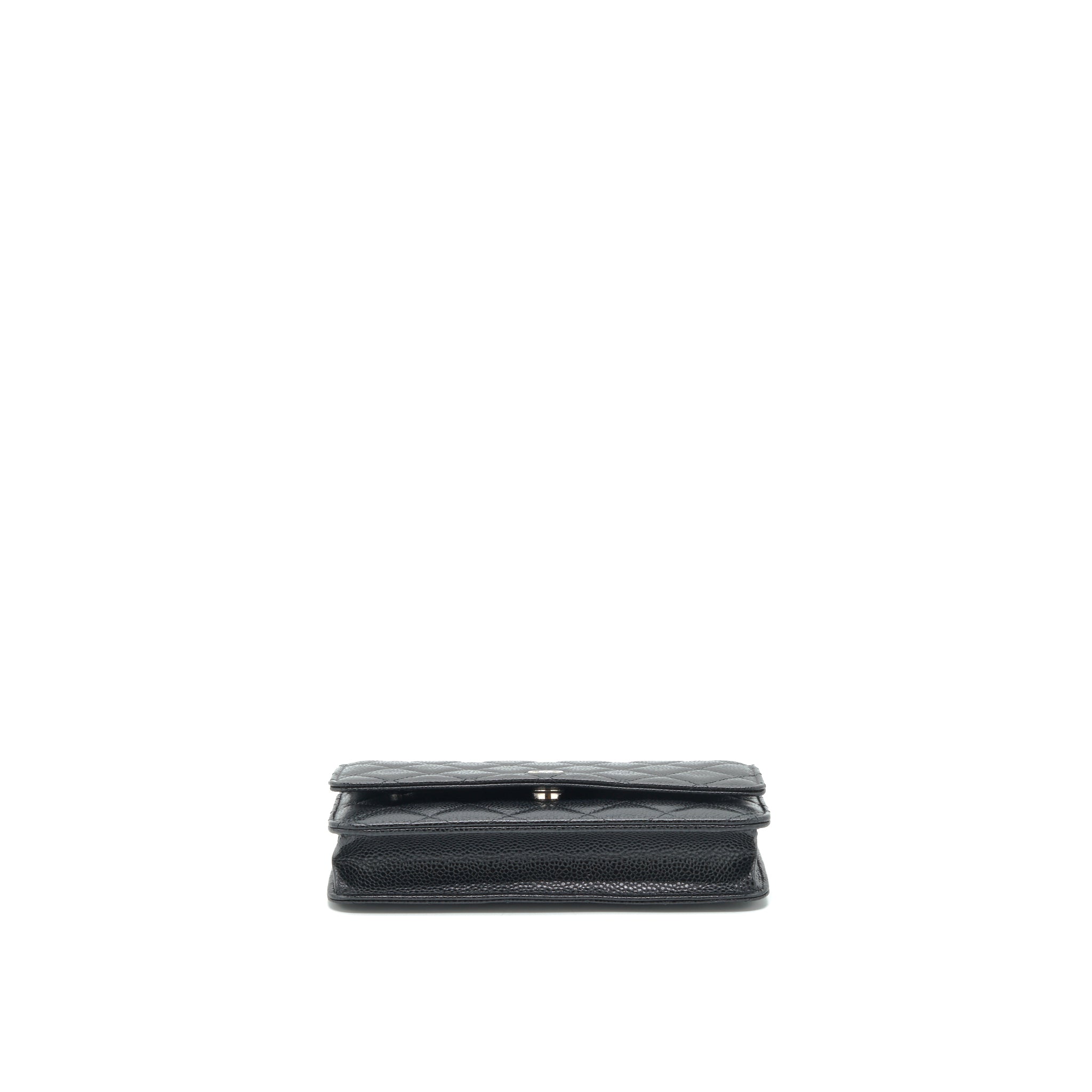 CHANEL CLASSIC WALLET ON CHAIN CAVIAR BLACK SHW