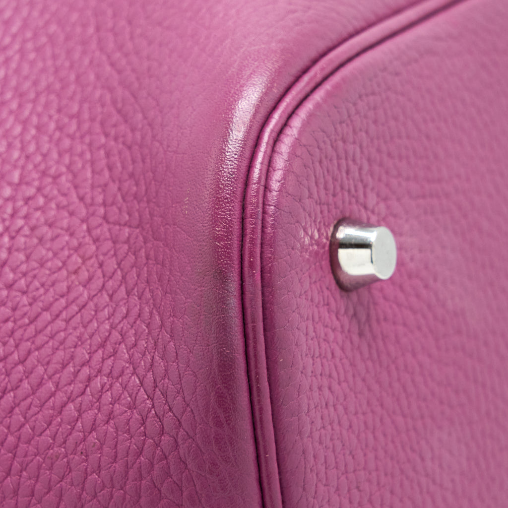 HERMES PICOTIN 26 LOCK BAG CLEMENCE PURPLE SHW