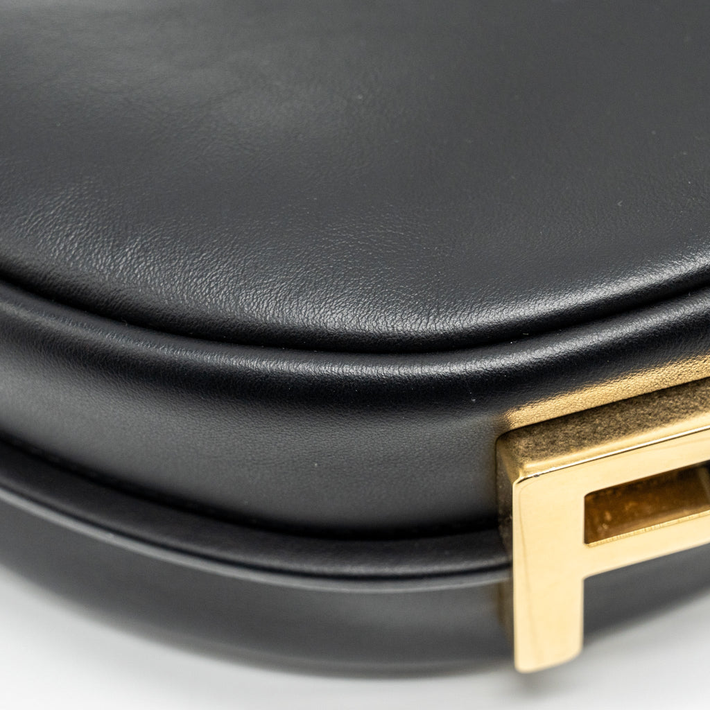 FENDI SMALL FENDIGRAPHY BAG CALFSKIN BLACK GHW