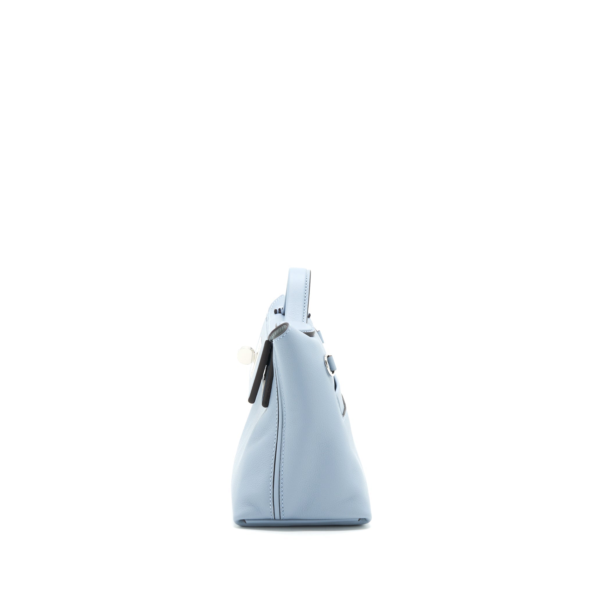HERMES MINI 24/24 2424-21 BAG SWIFT/ EVERCOLOR BLUE LINE SHW
