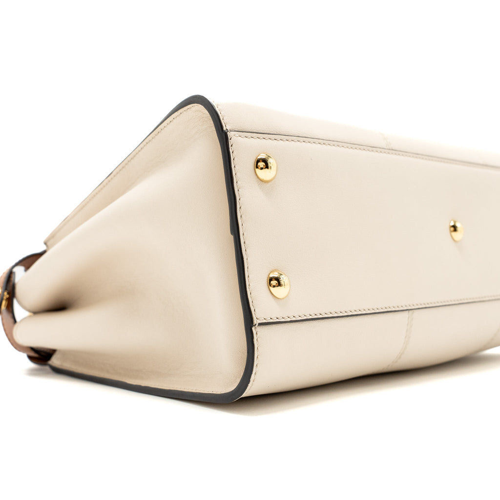 FENDI MEDIUM PEEKABOO BAG CALFSKIN MULTICOLOUR GHW