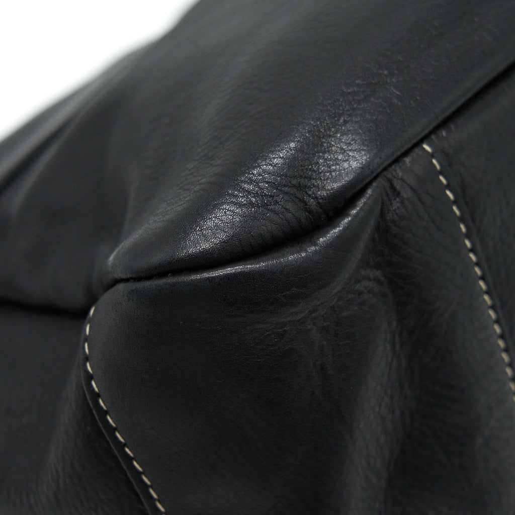 PRADA LONG SHOULDER BAG IN BLACK SHW