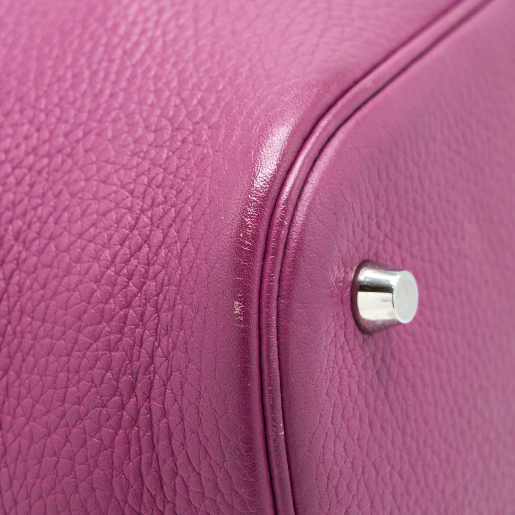 HERMES PICOTIN 26 LOCK BAG CLEMENCE PURPLE SHW