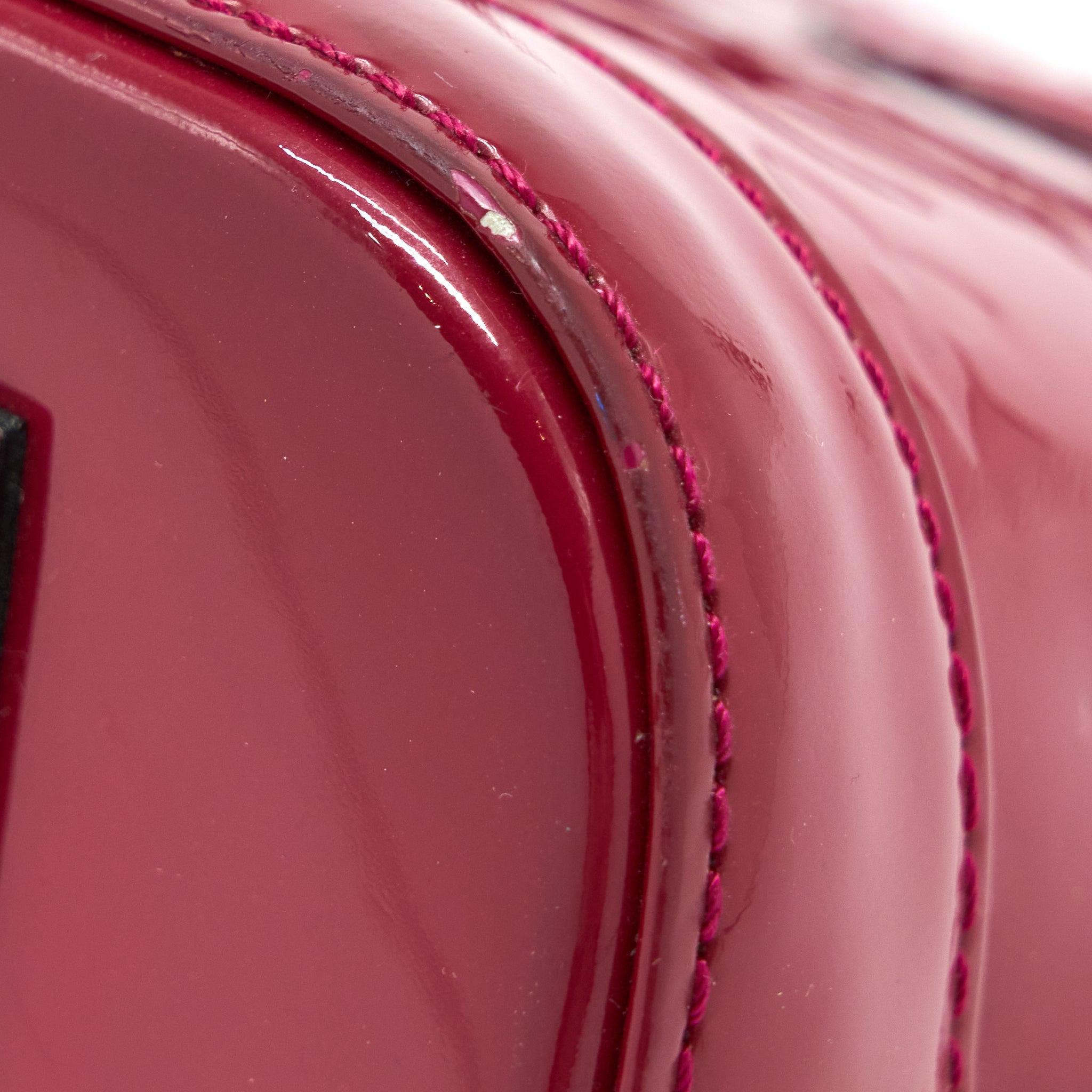 LOUIS VUITTON ALMA BB PATENT INDIAN ROSE GHW