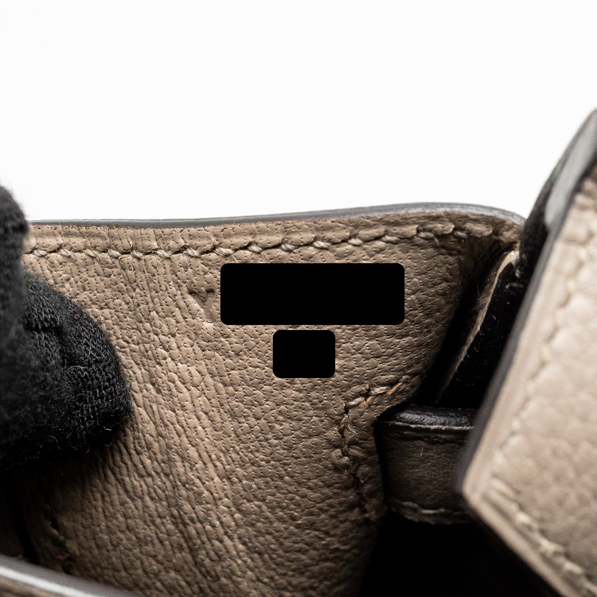 HERMES BIRKIN 25 TAURILLON NOVILLO M8 GRIS ASPHALTE SHW