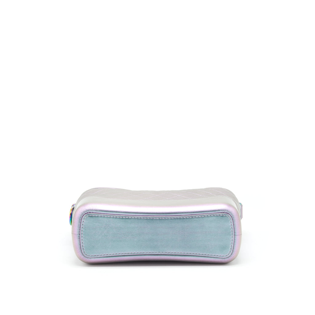 CHANEL LARGE GABRIELLE HOBO LAMBSKIN/CALFSKIN IRIDESCENT PURPLE RAINBOW COLOUR MULTICOLOUR HARDWARE