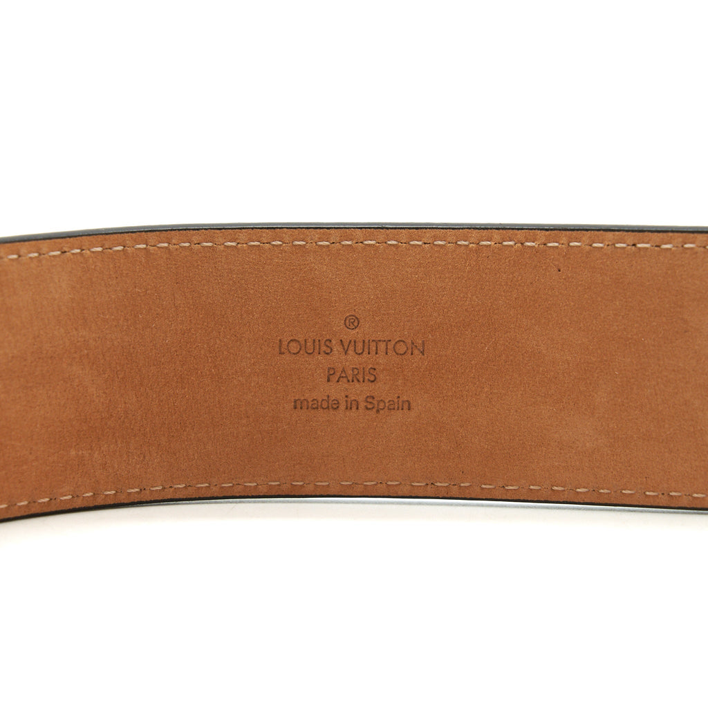 LOUIS VUITTON SIZE 95 BELT MONOGRAM GHW