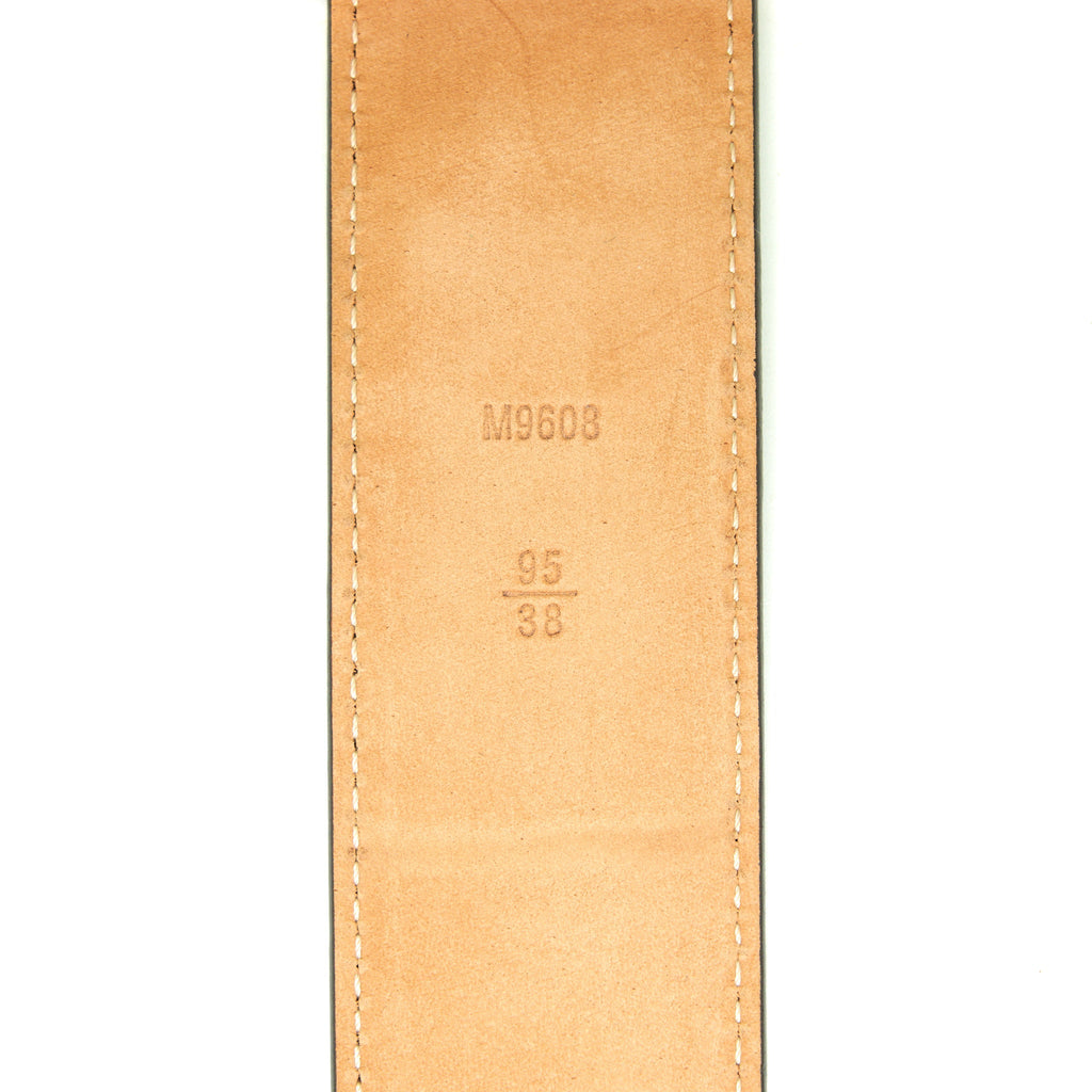 LOUIS VUITTON SIZE 95 BELT MONOGRAM GHW