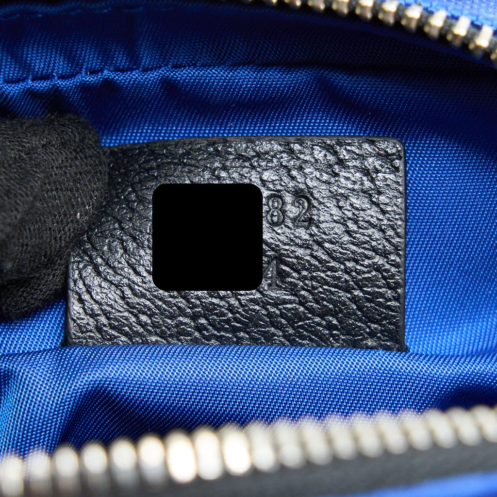 GUCCI OFF THE GRID MINI CROSSBODY BAG FABRIC/LEATHER BLUE/MULTICOLOUR SHW
