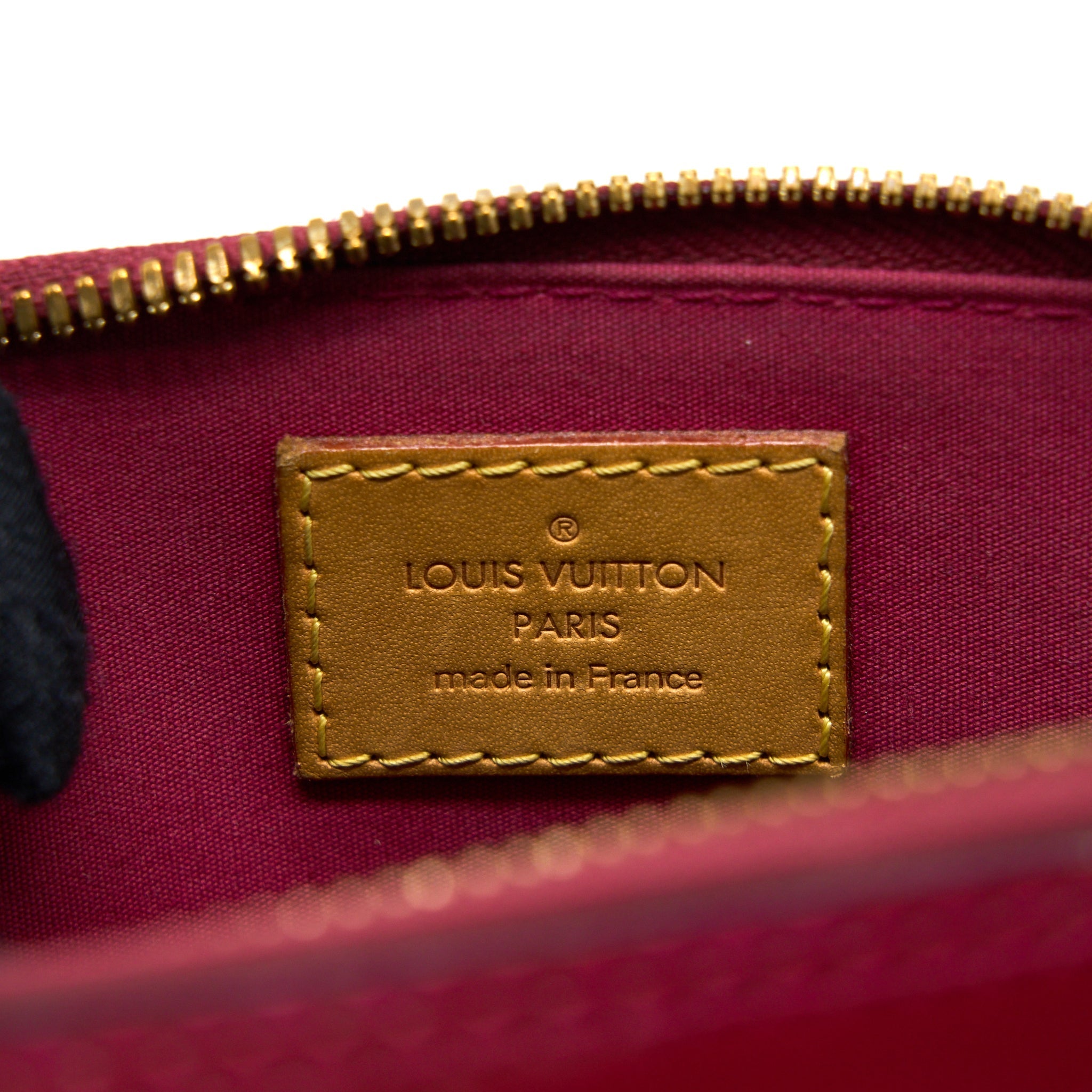 LOUIS VUITTON ALMA BB PATENT INDIAN ROSE GHW