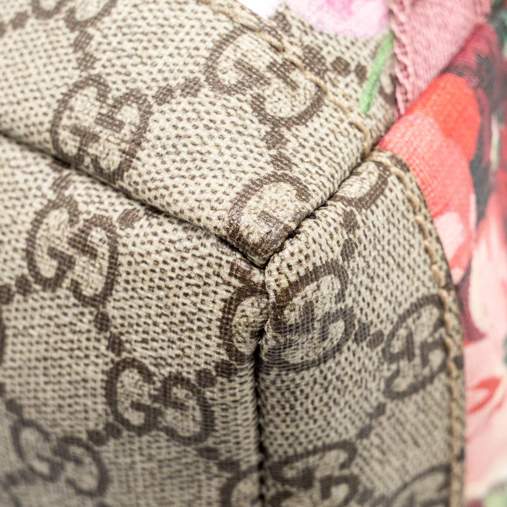 GUCCI BACKPACK FLOWER PRINTED GG SUPREME CANVAS MULTICOLOUR SHW