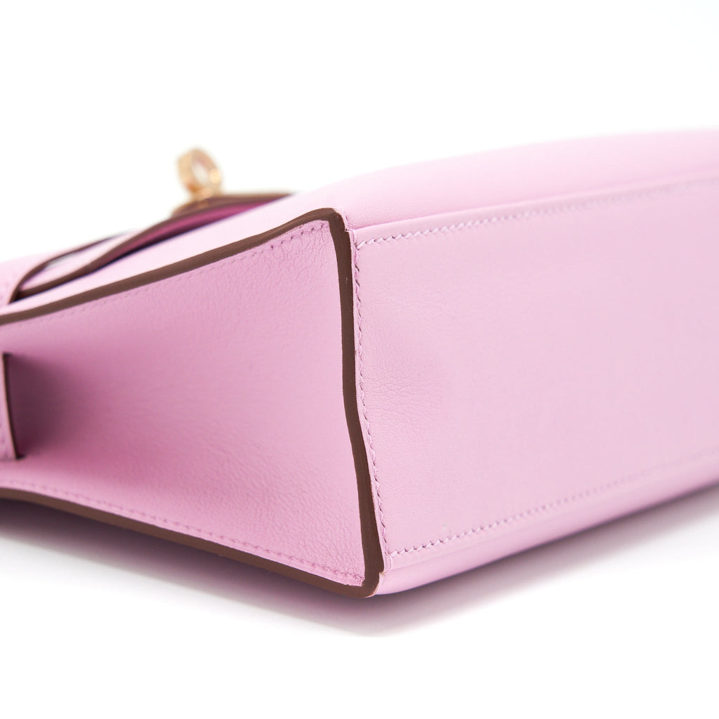 HERMES KELLY POCHETTE SWIFT X9 MAUVE SYLVESTRE RGHW