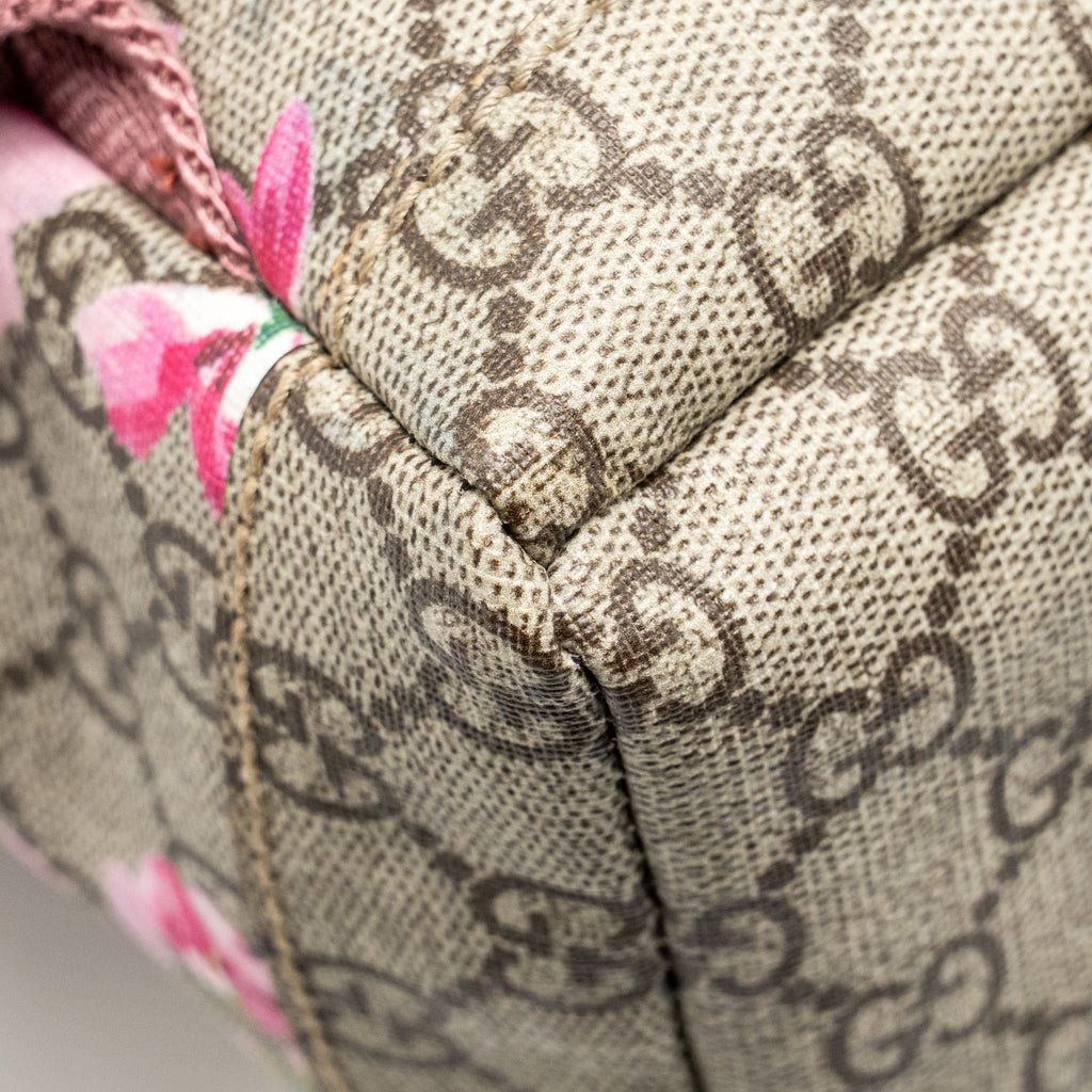 GUCCI BACKPACK FLOWER PRINTED GG SUPREME CANVAS MULTICOLOUR SHW