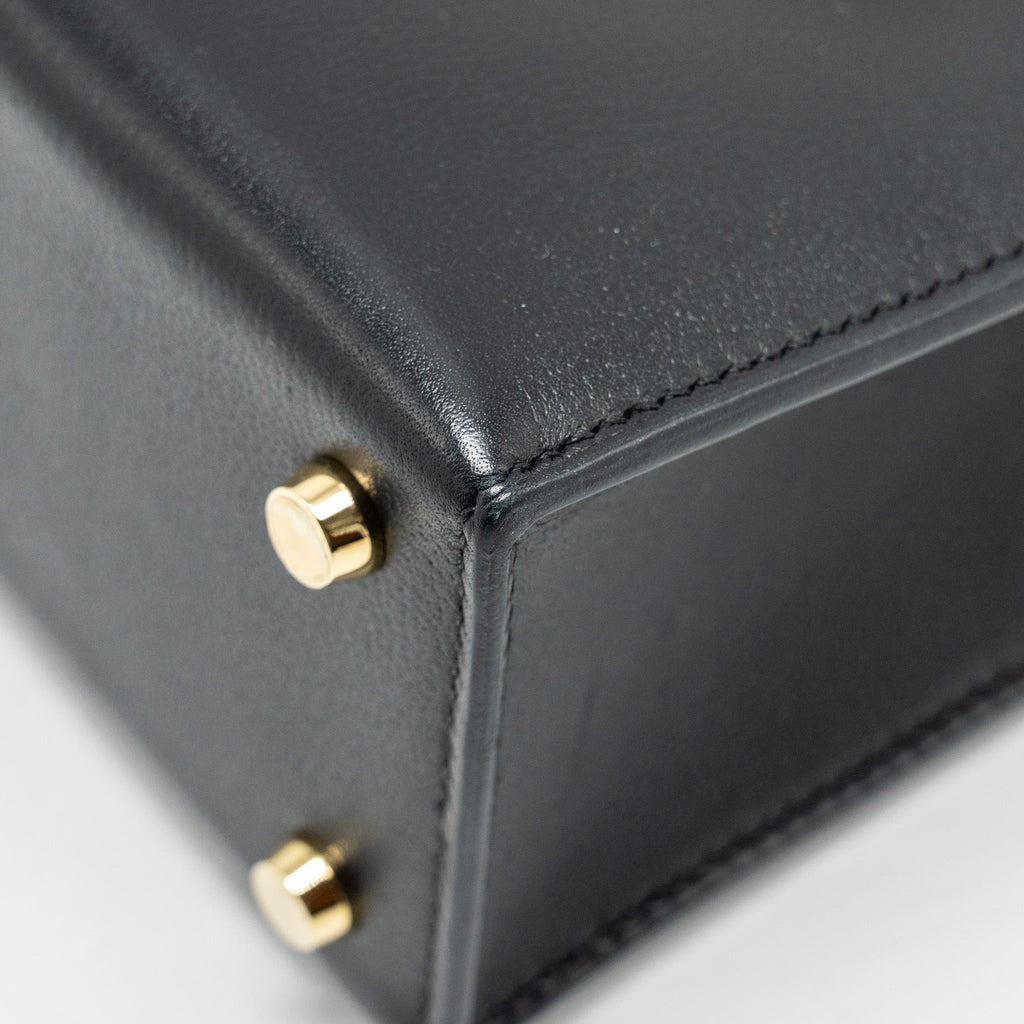 HERMES VERROU 21 BAG ALLEGRETTO PERMABRASS BLACK LGHW