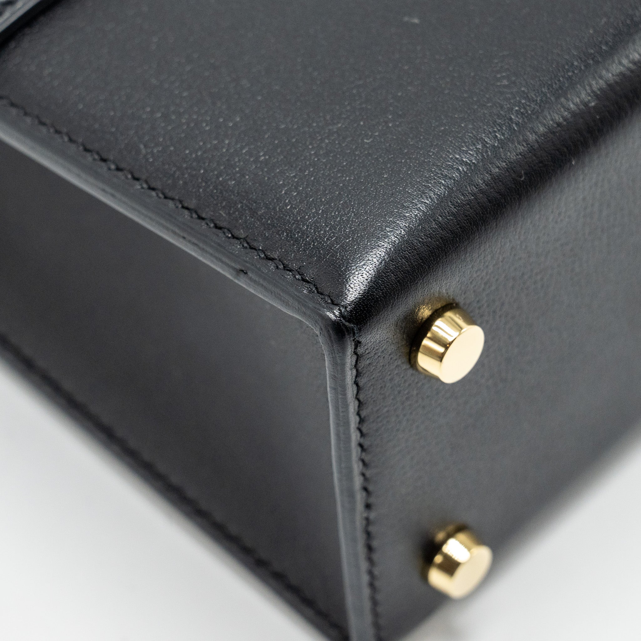 HERMES VERROU 21 BAG ALLEGRETTO PERMABRASS BLACK LGHW