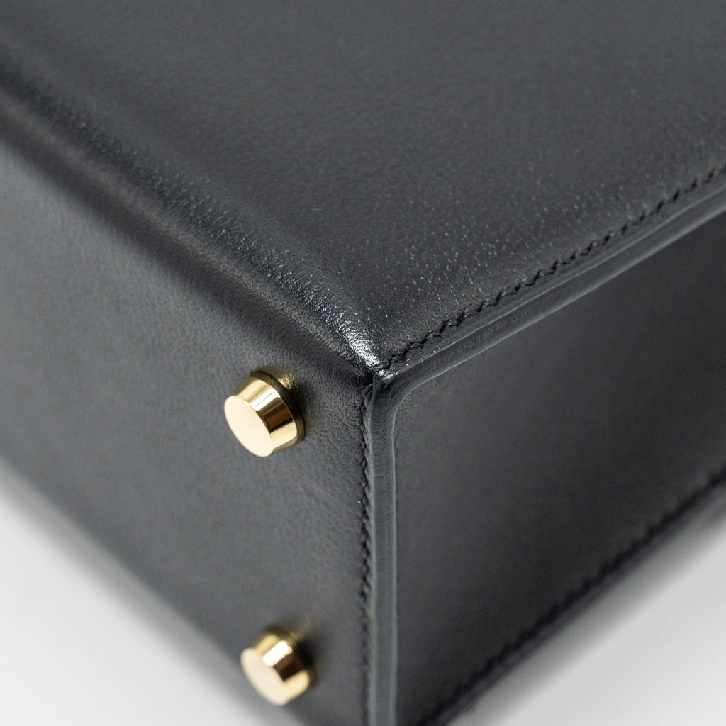 HERMES VERROU 21 BAG ALLEGRETTO PERMABRASS BLACK LGHW