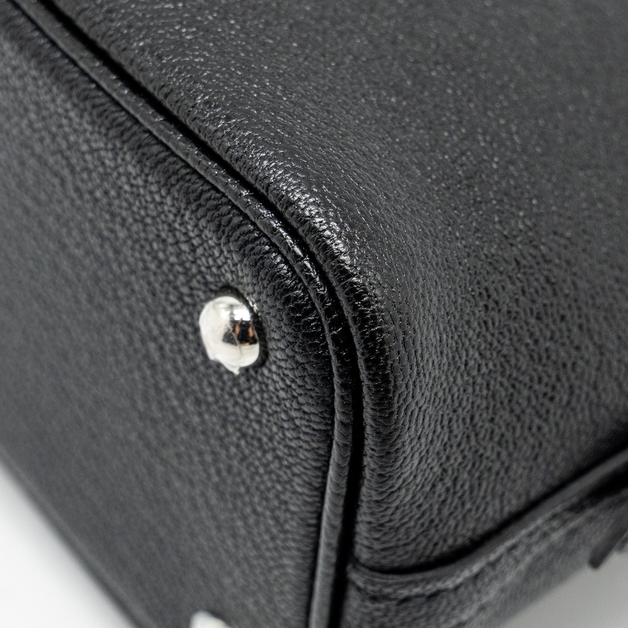 HERMES MINI BOLIDE CHEVRE MYSORE BLACK SHW