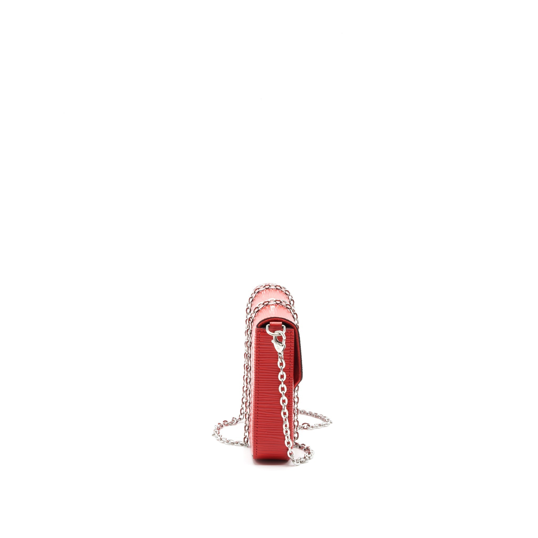 LOUIS VUITTON FELICIE POCHETTE RED SHW
