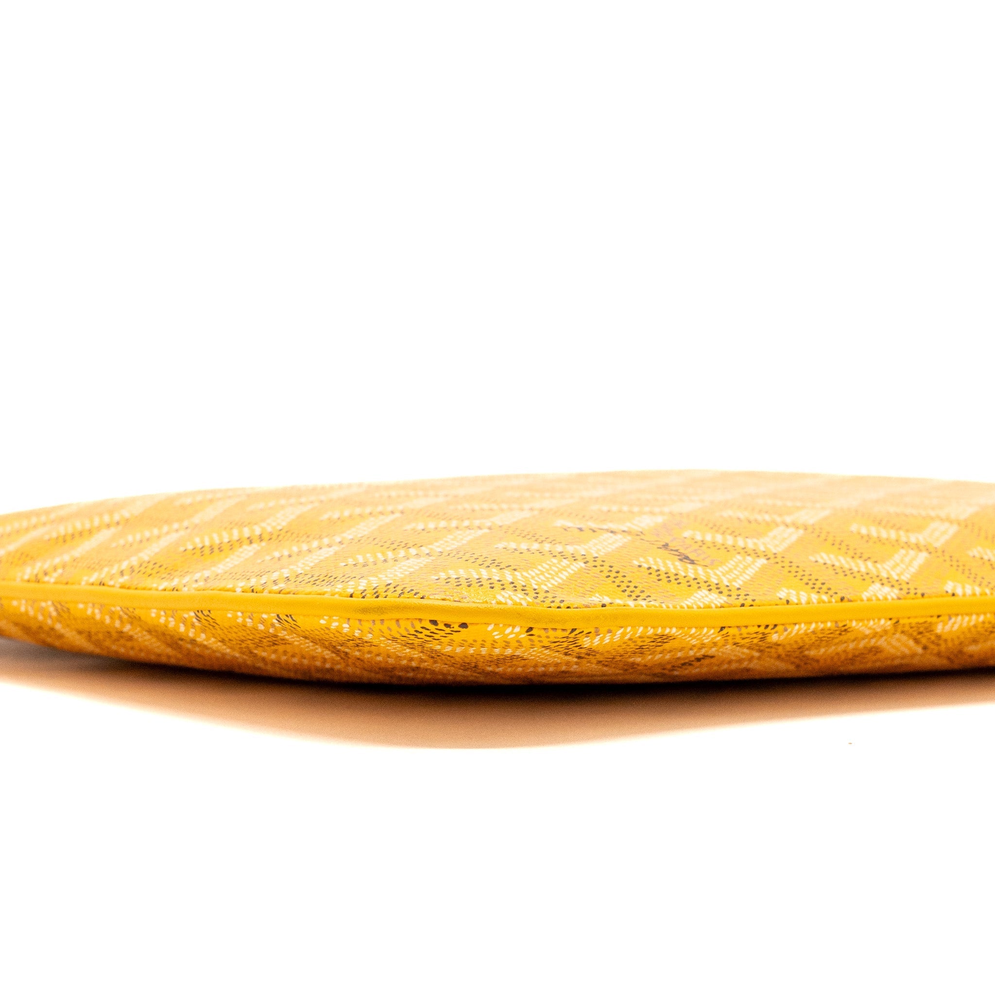 GOYARD CLUTCH BAG CANVAS YELLOW SHW