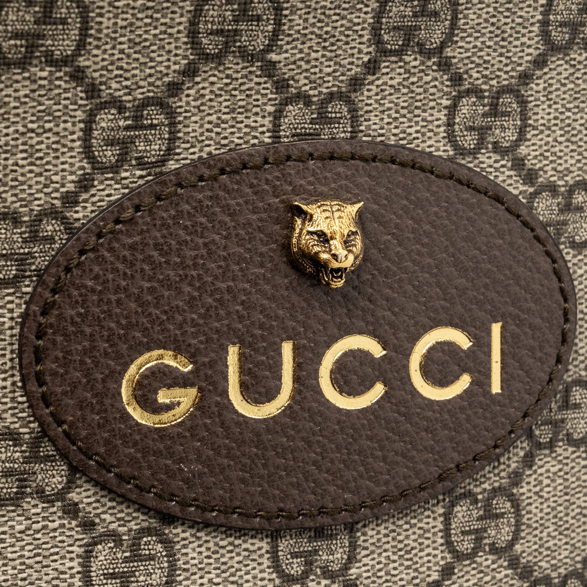 GUCCI CAMERA BAG GG SUPREME CANVAS BROWN/ MULTICOLOUR GHW