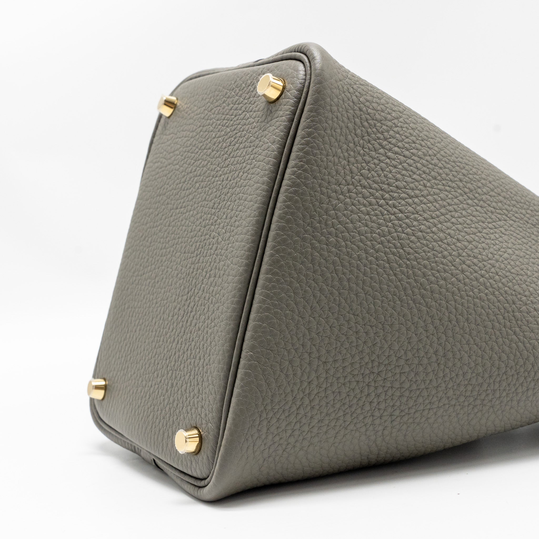 HERMES PICOTIN 18 LOCK BAG CLEMENCE 0L GRIS MEYER GHW