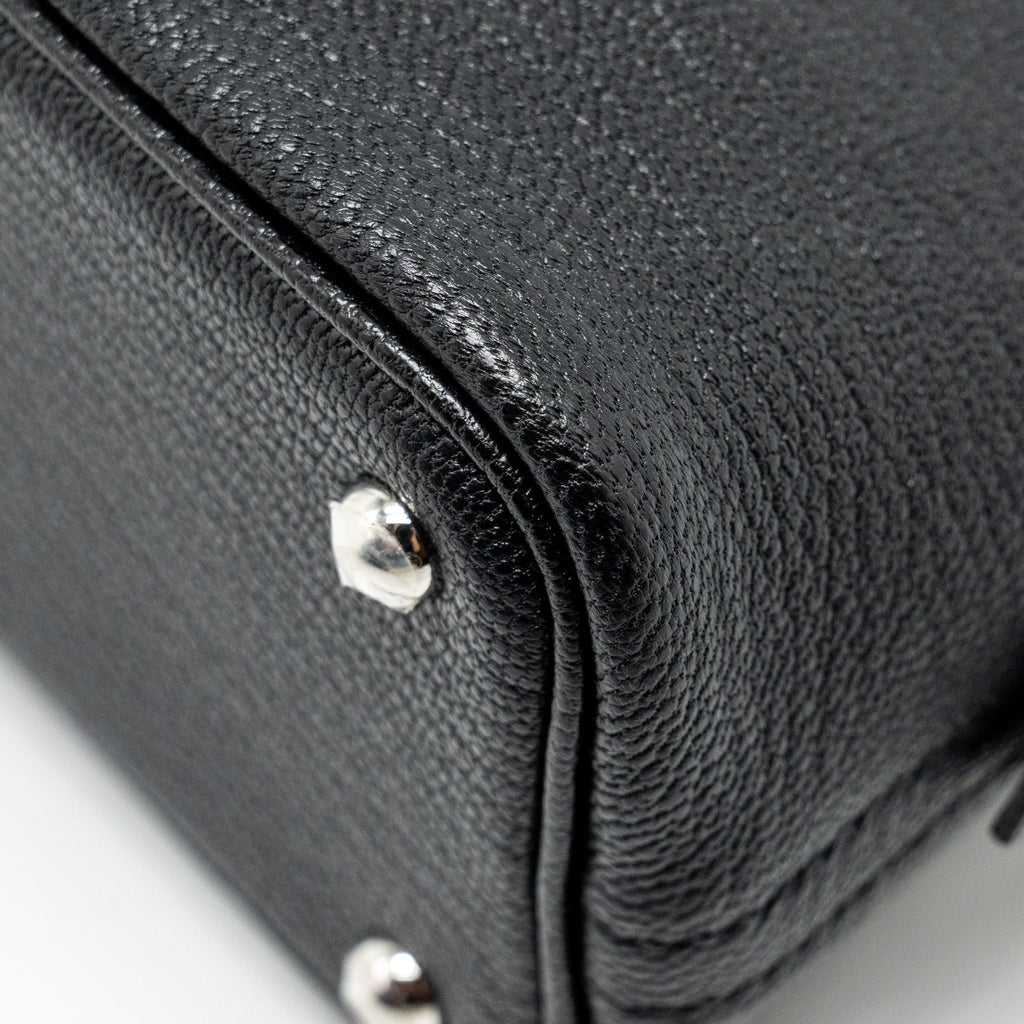 HERMES MINI BOLIDE CHEVRE MYSORE BLACK SHW
