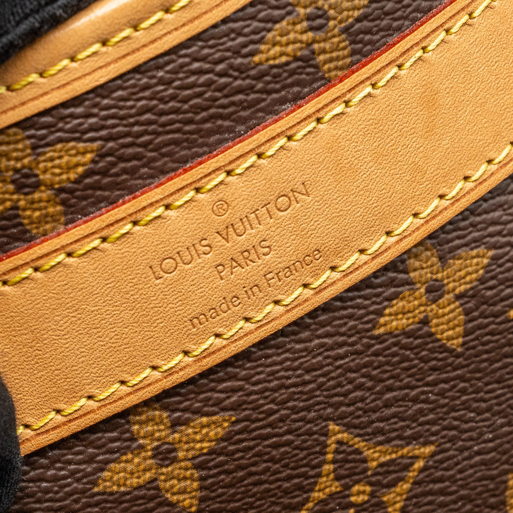 LOUIS VUITTON DOG BAG MONOGRAM CANVAS GHW