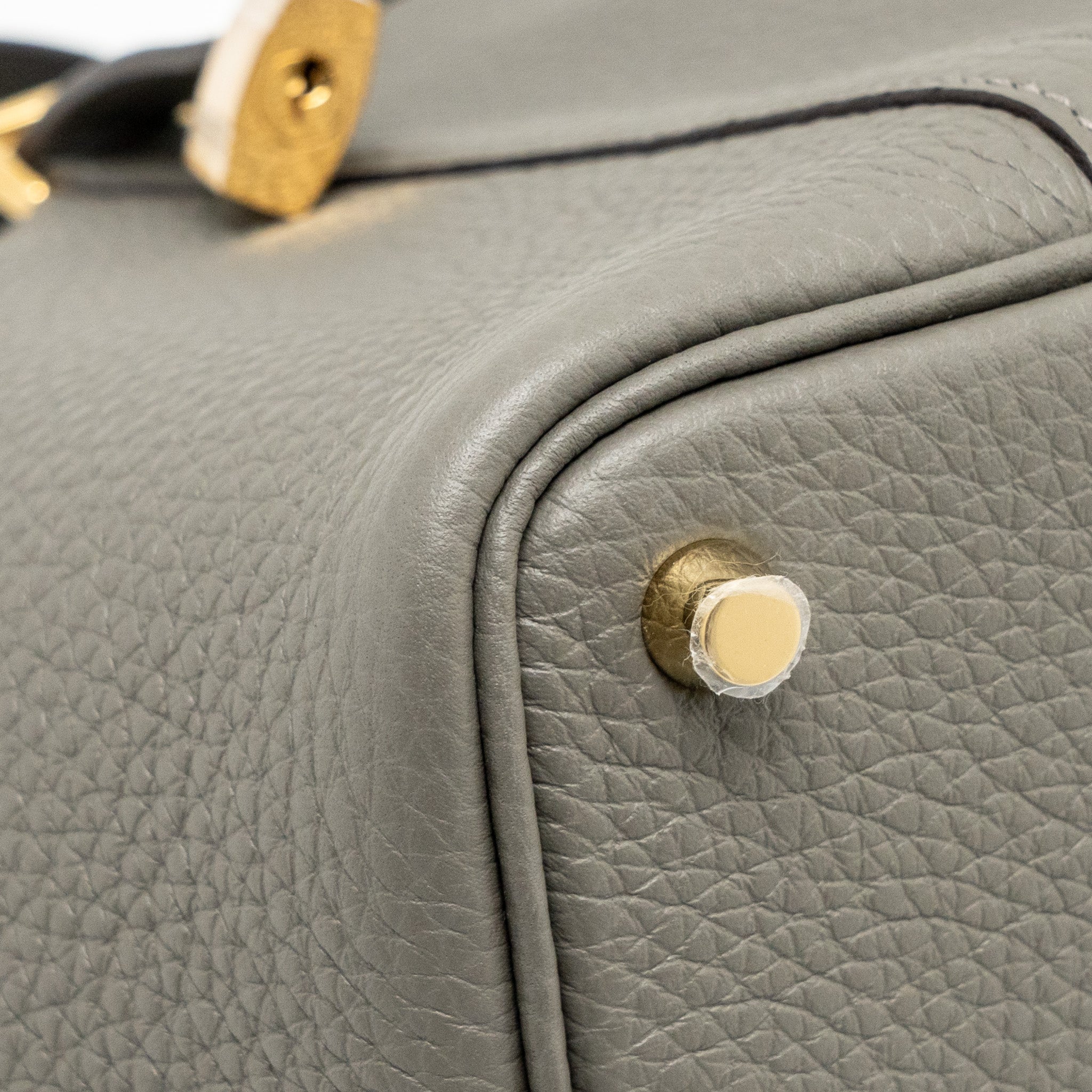 HERMES PICOTIN 18 LOCK BAG CLEMENCE 0L GRIS MEYER GHW