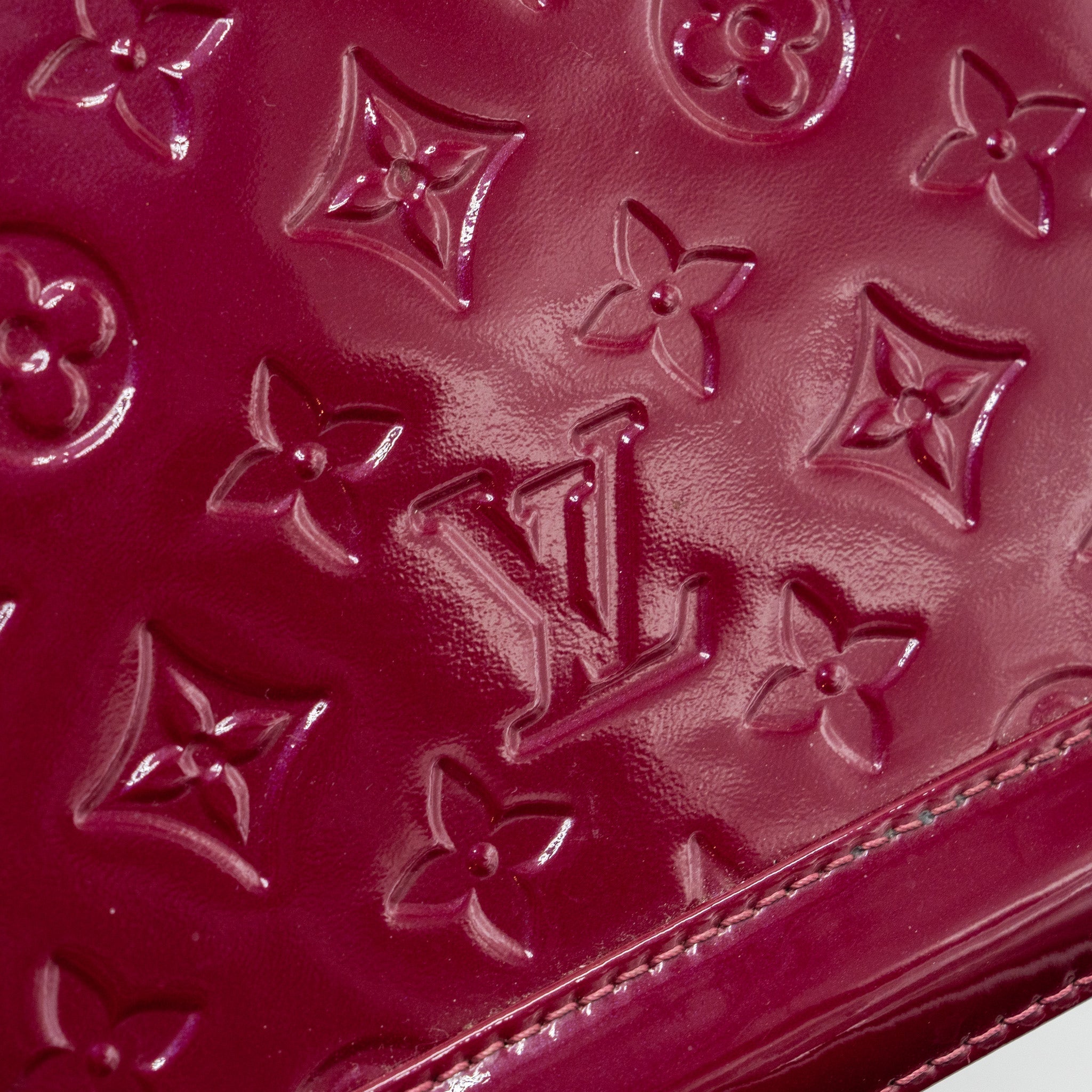 LOUIS VUITTON ALMA BB PATENT LEATHER INDIAN ROSE GHW