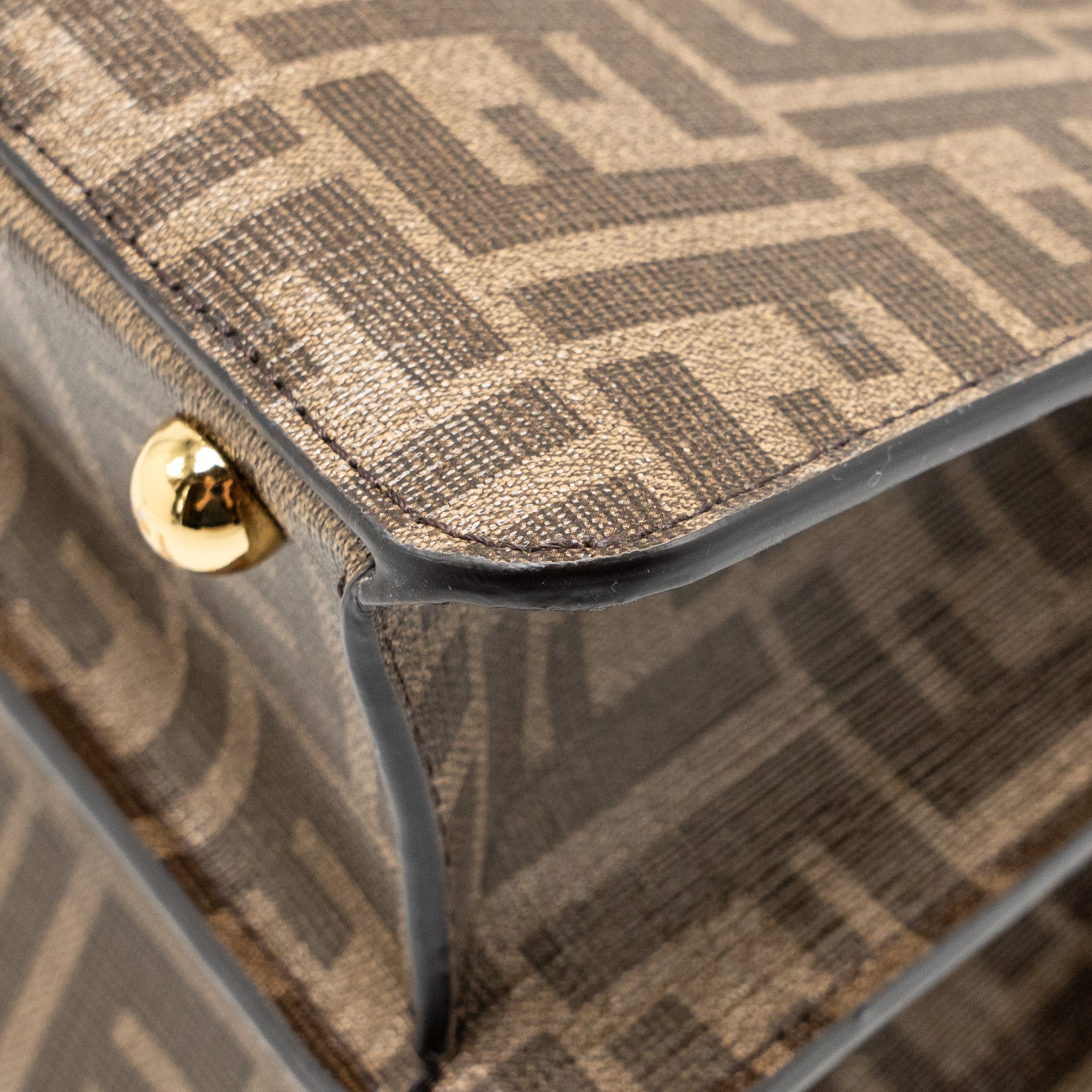 FENDI PEEKABOO ISEEU ANTONIO LOPEZ ZUCCA COATED CANVAS MULTICOLOUR GHW