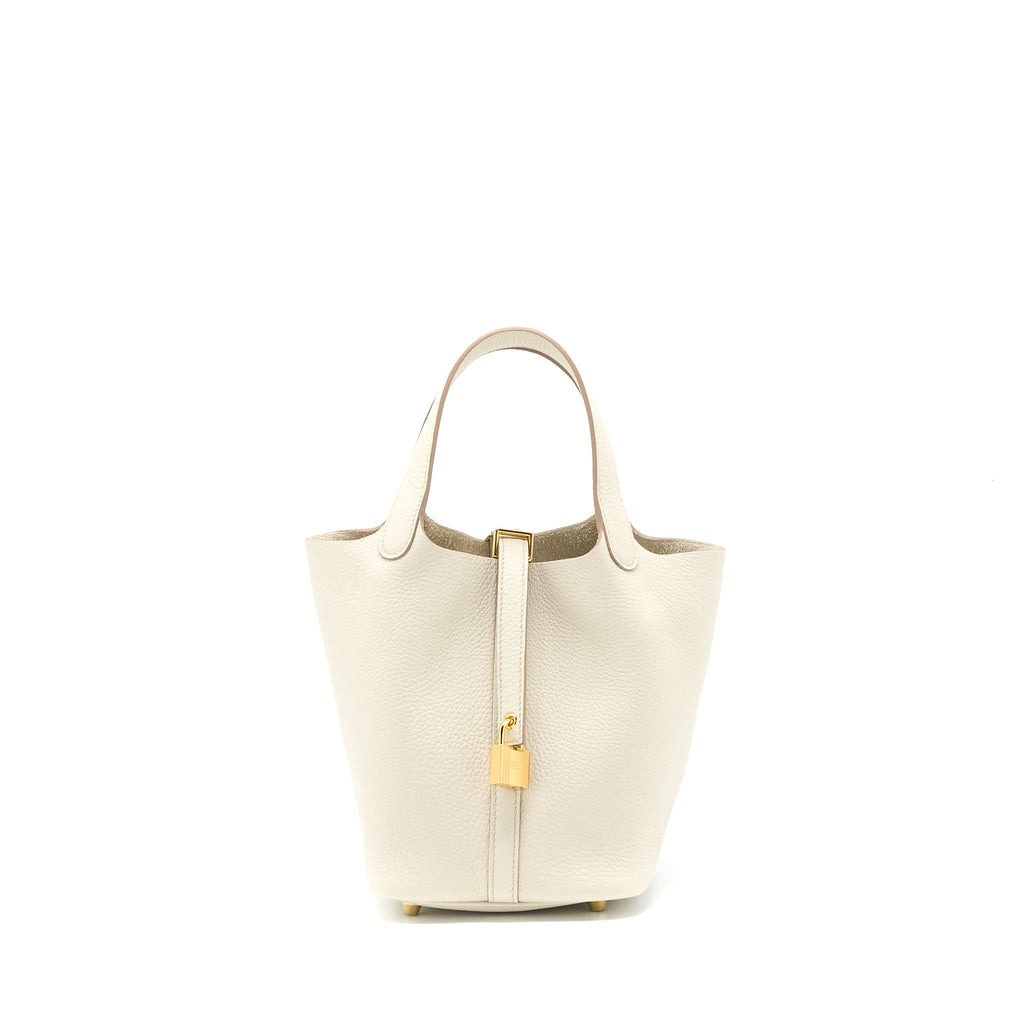 HERMES PICOTIN 18 LOCK BAG CLEMENCE BENTON GHW