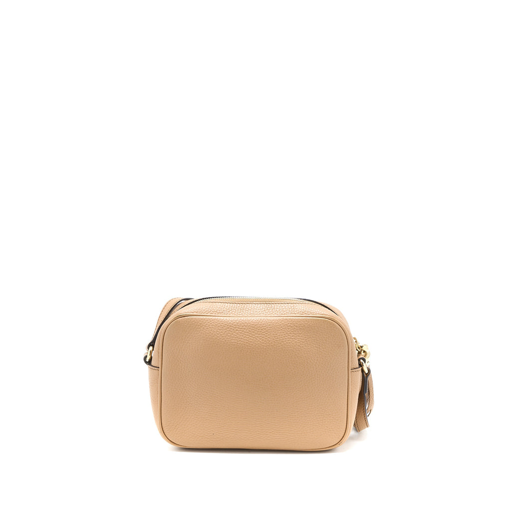 GUCCI SOHO DISCO BAG CALFKSIN DARK BEIGE GHW