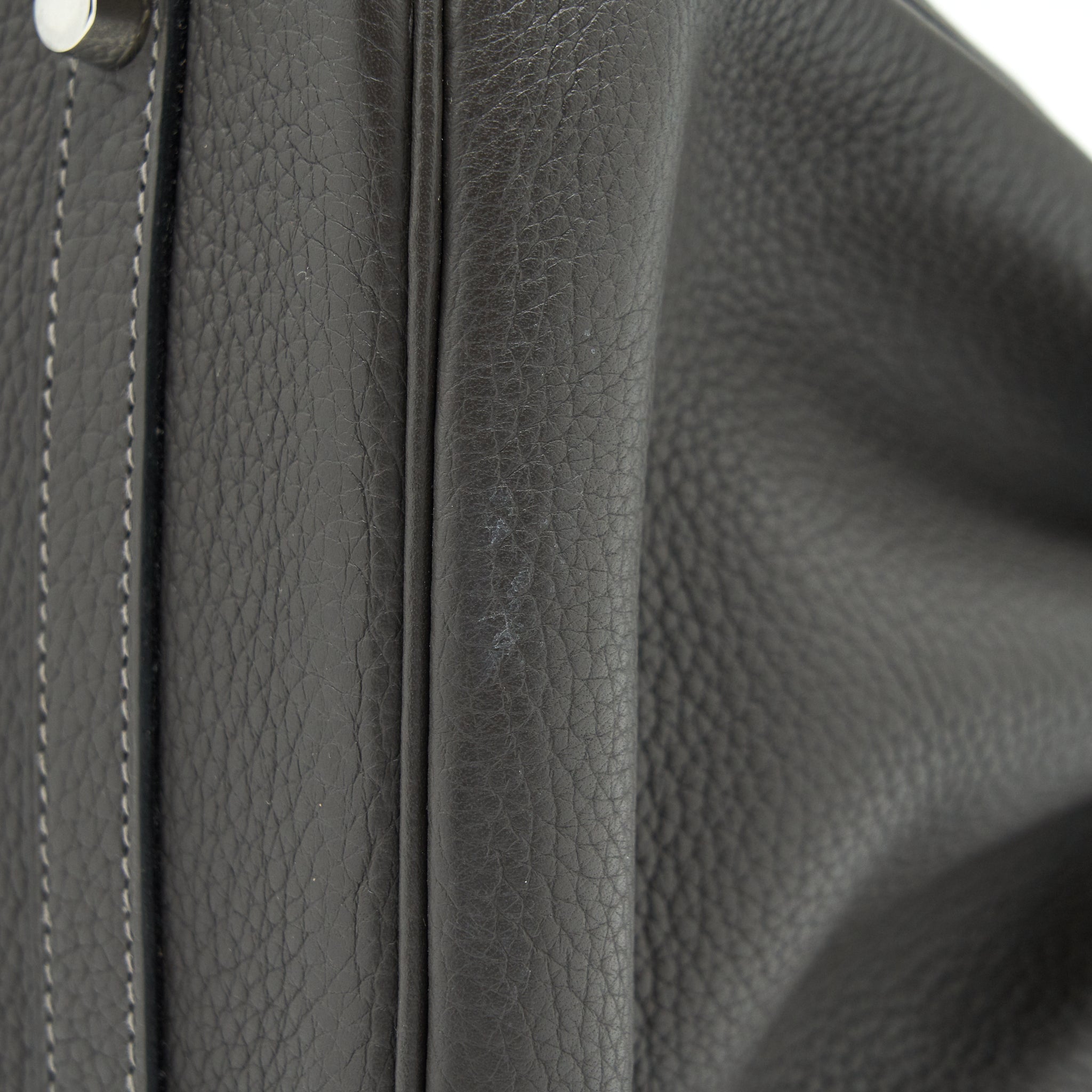 HERMES BIRKIN 35  DARK GREY SHW