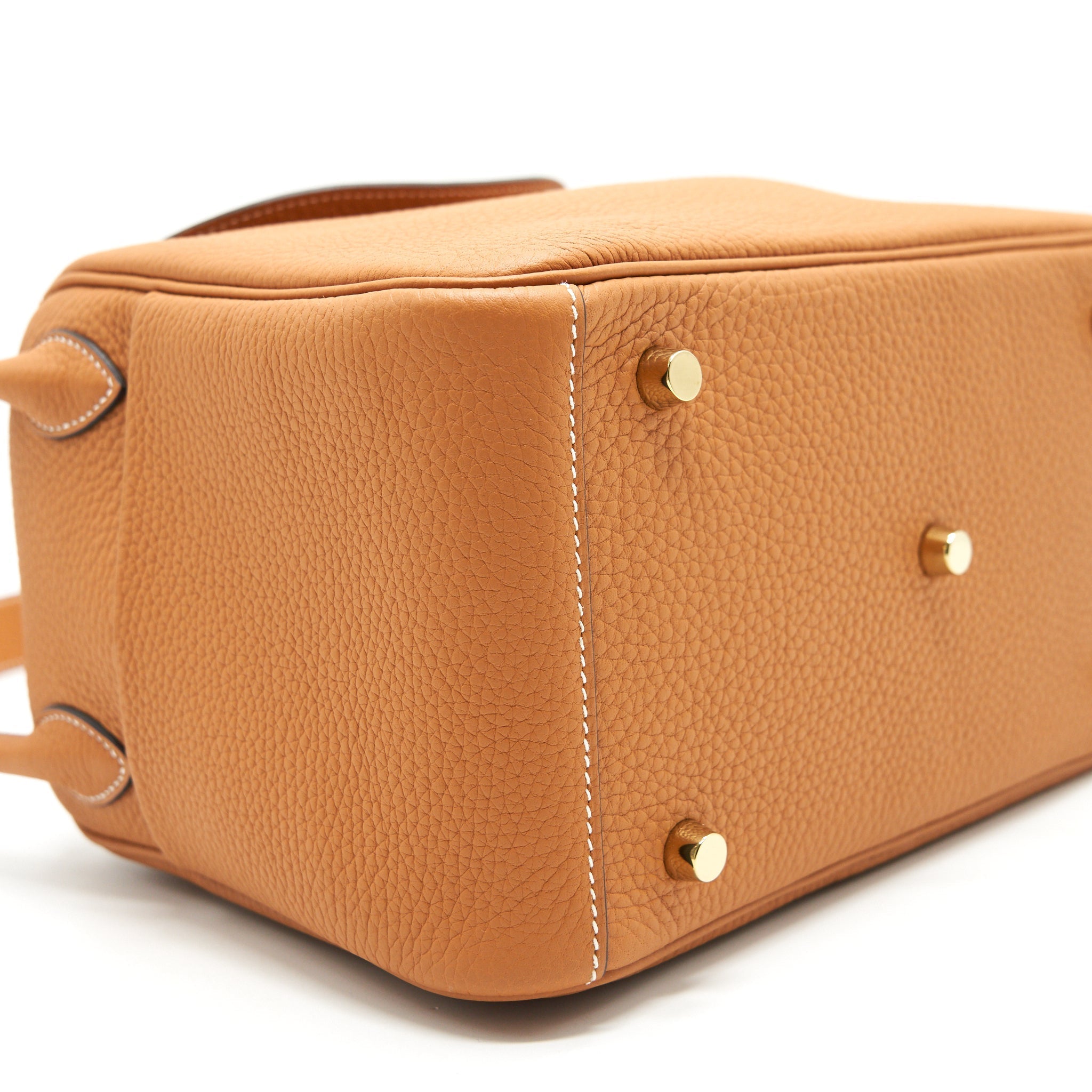 HERMES LINDY 26 TOFFEE CLEMENCE GHW