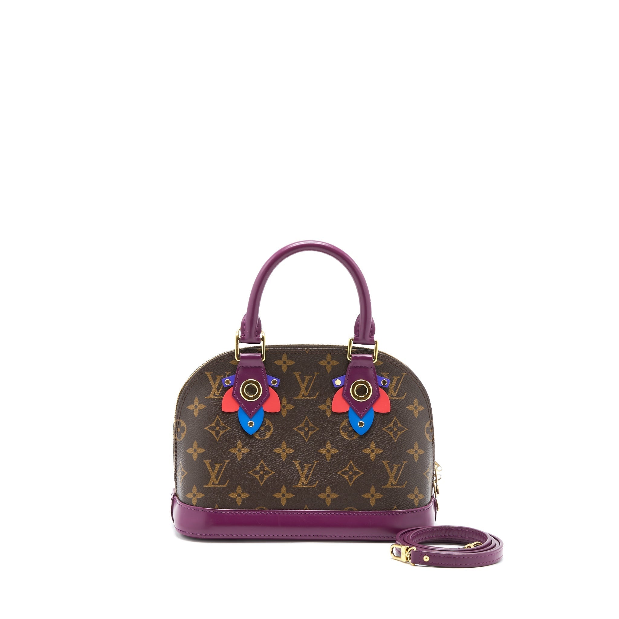 LOUIS VUITTON ALMA BB LIMITED EDITION MONOGRAM CANVAS MULTICOLOUR GHW