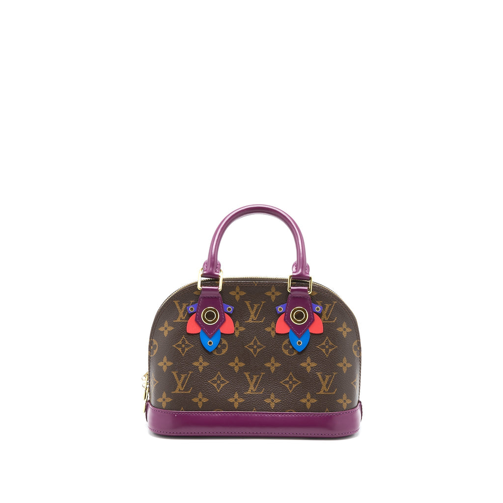 LOUIS VUITTON ALMA BB LIMITED EDITION MONOGRAM CANVAS MULTICOLOUR GHW