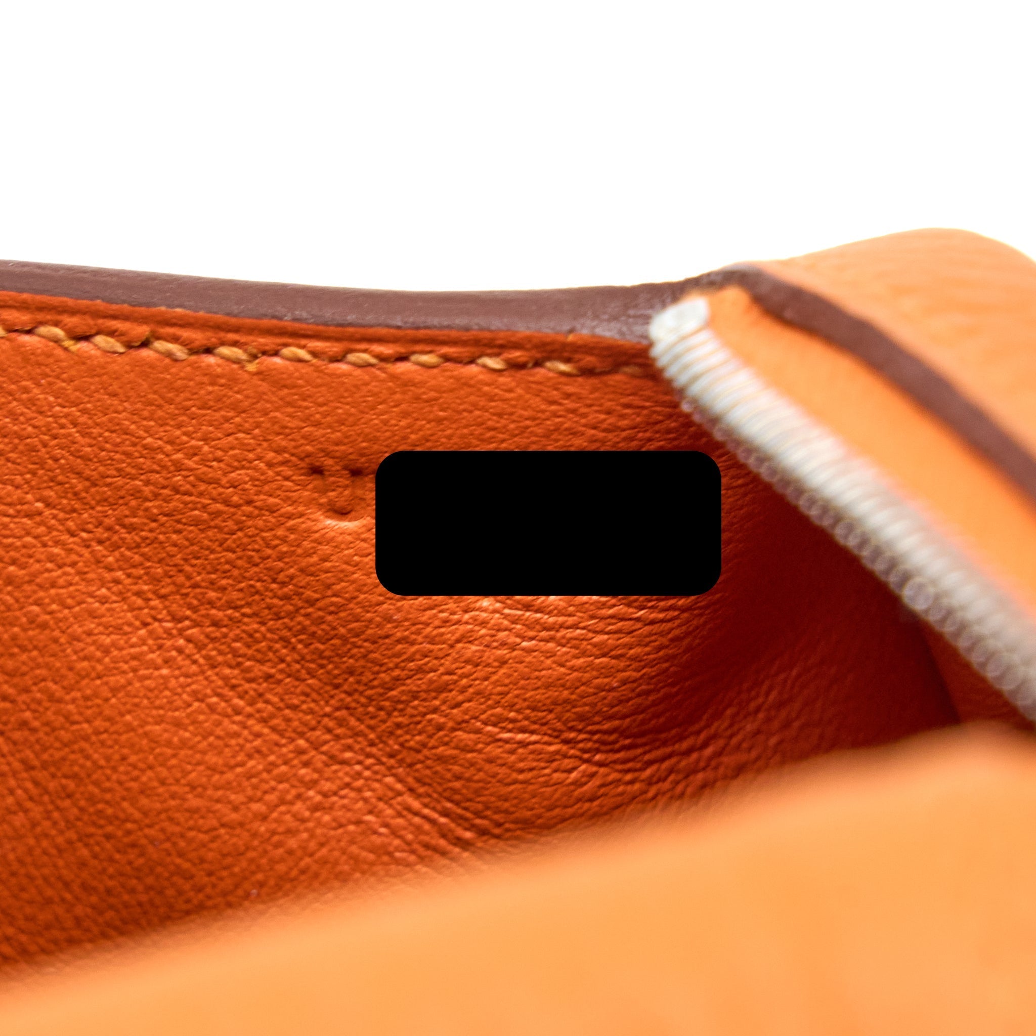 HERMES MINI LINDY CLEMENCE ORANGE SHW