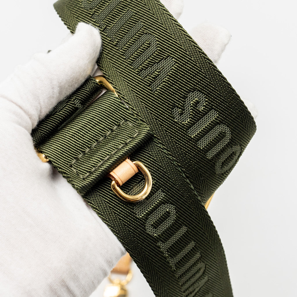 LOUIS VUITTON MULTI POCHETTE ACCESSORIES KHAKI STRAP MONOGRAM CANVAS GHW