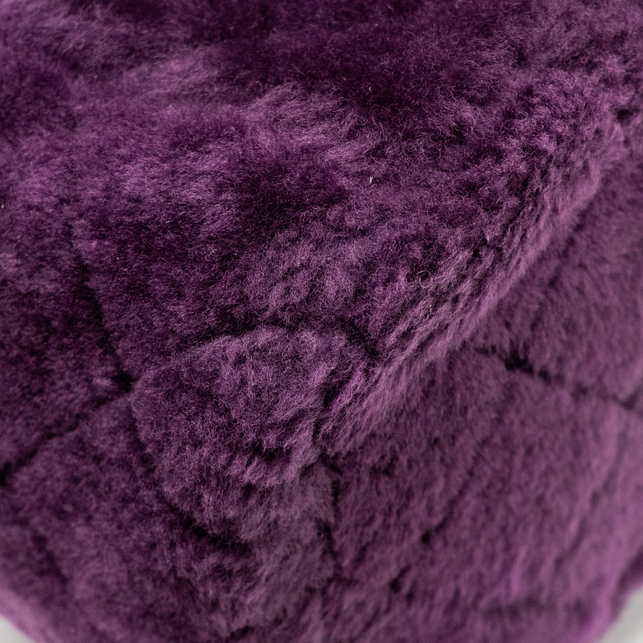CHANEL TOP HANDLE SMALL VANITY CASE SHEARLING PURPLE GHW (MICROCHIP)