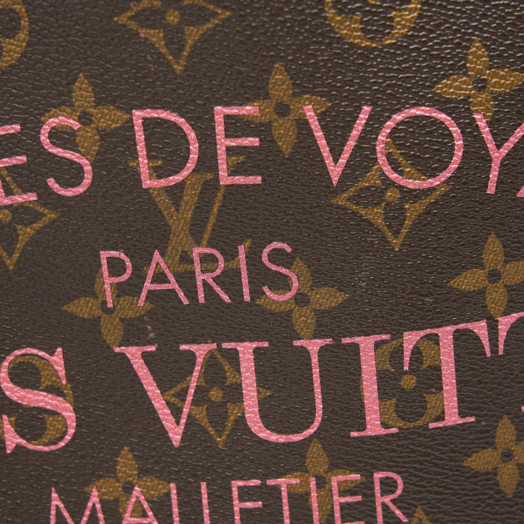 LOUIS VUITTON EDITION IKAT NEVERFULL GM IN MONOGRAM AND PINK