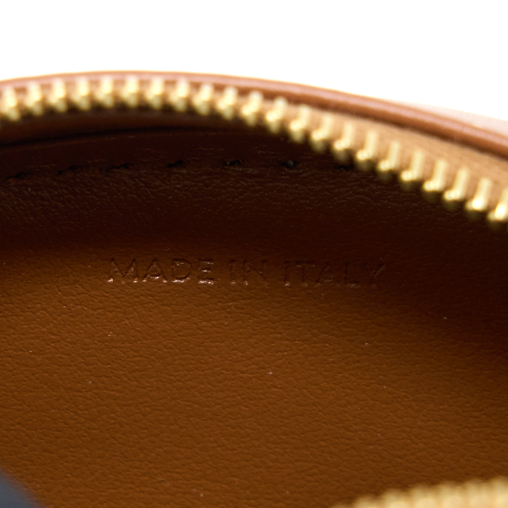 CELINE CROSSBODY OVAL PURSE CUIRASS TRIOMPHE SMOOTH CALFSKIN TAN GHW