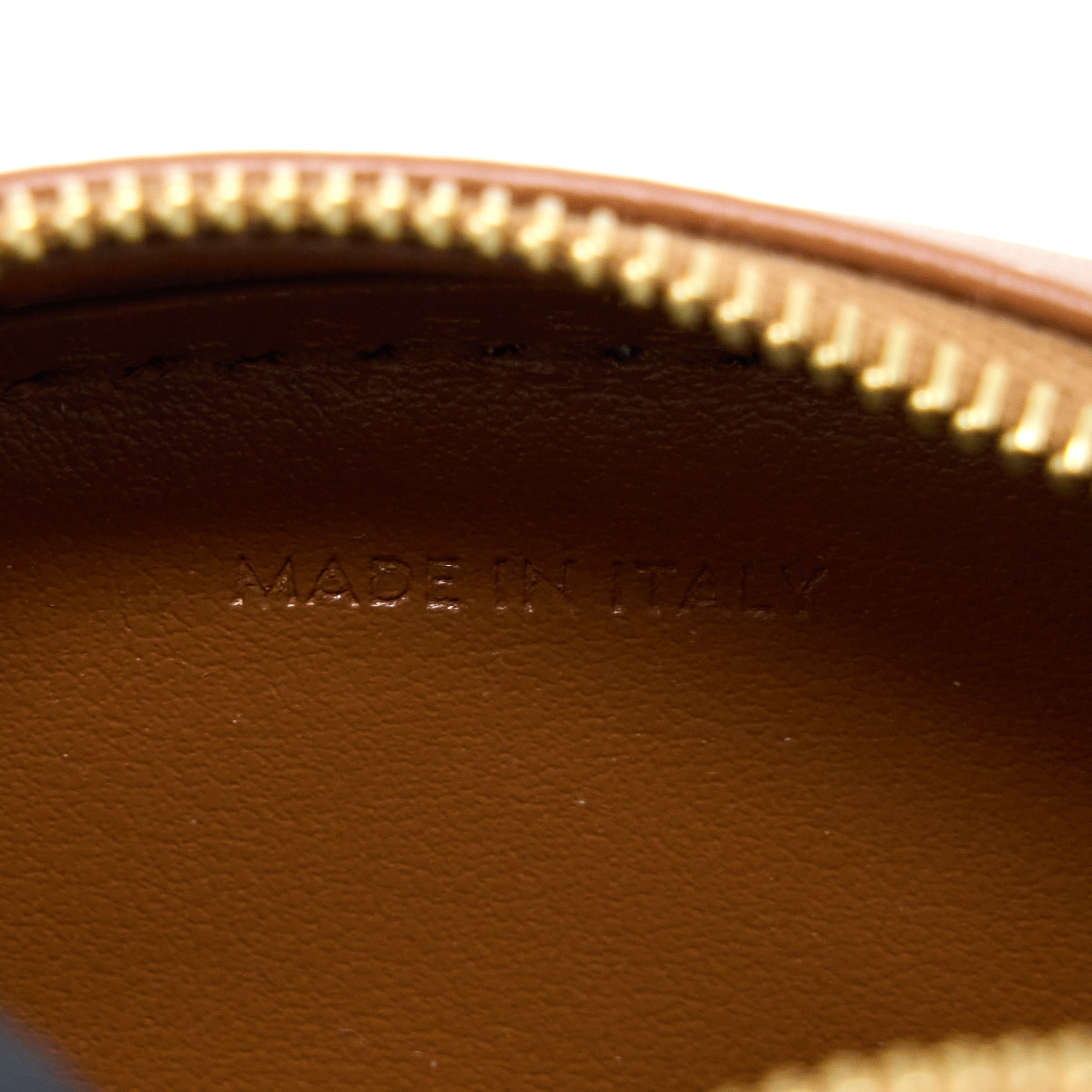 CELINE CROSSBODY OVAL PURSE CUIRASS TRIOMPHE SMOOTH CALFSKIN TAN GHW