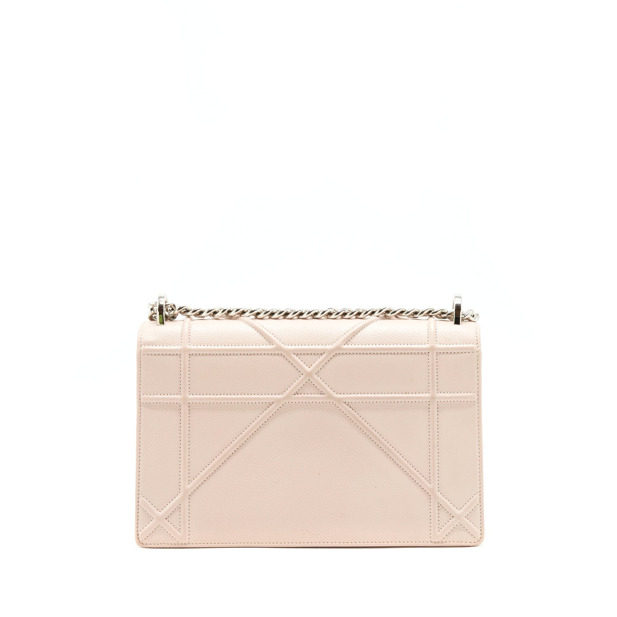 DIOR MEDIUM DIORAMA BAG GRAINED CALFSKIN BEIGE SHW