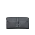 HERMES JIGE CLUTCH IN BLACK